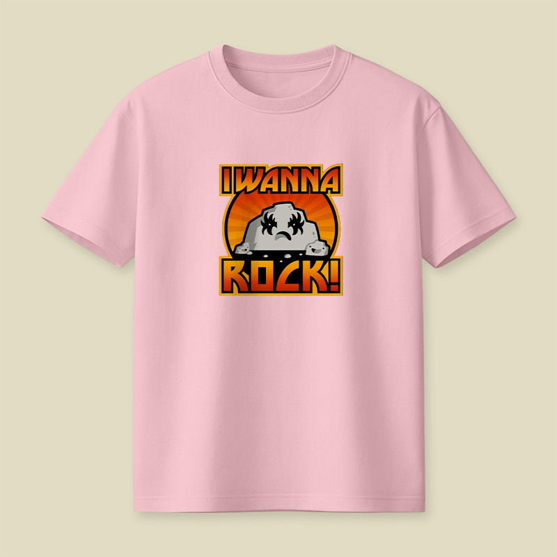 I Wanna Rock Rock Playful T-Shirt