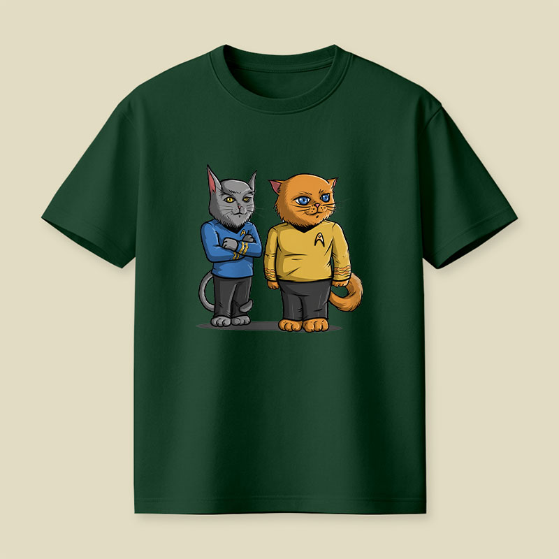 Cats Trek Playful T-Shirt