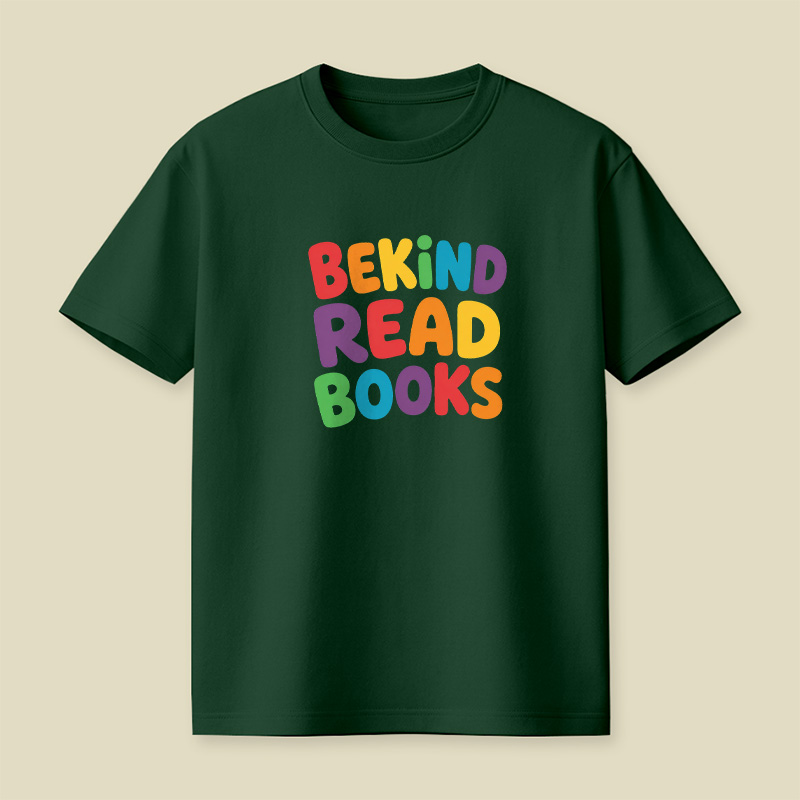 Be Kind Read Books Playful T-Shirt