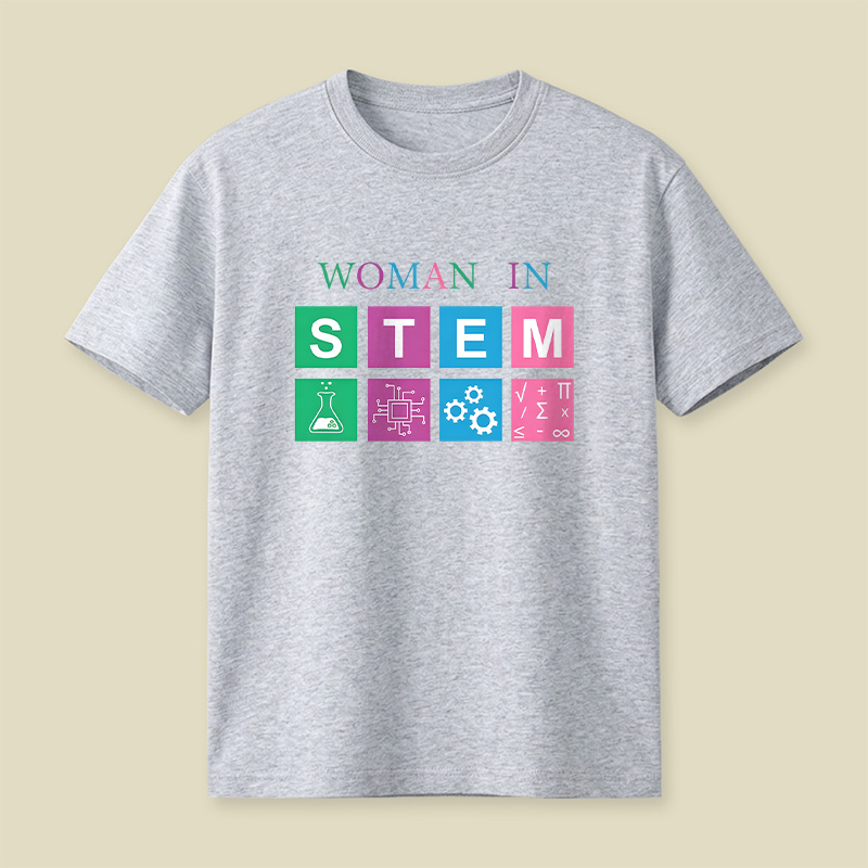 Woman In STEM Playful T-Shirt