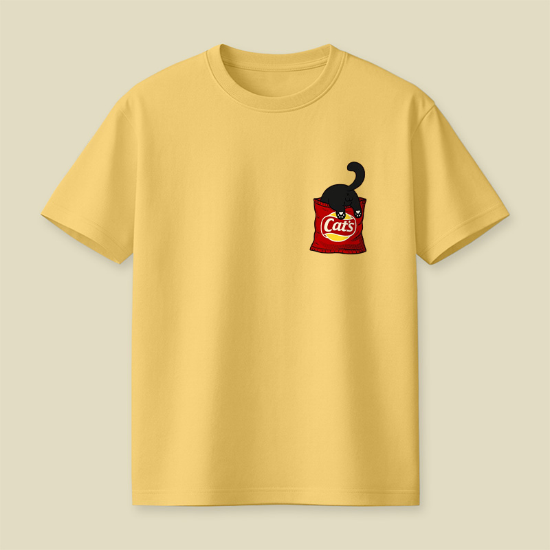 Cat Snack Bag Chaos Playful T-Shirt
