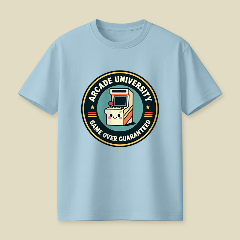 Arcade University Retro Playful T-Shirt