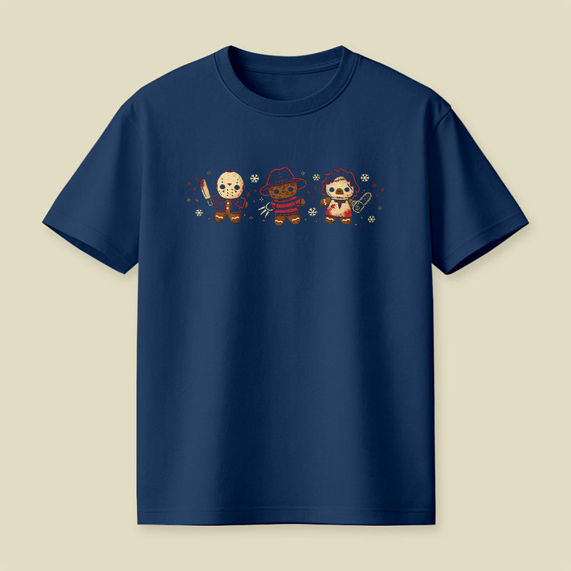 Cute Gingerbread Killers Playful T-Shirt