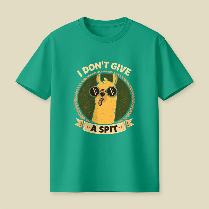 I Don't Give a Spit Playful T-Shirt