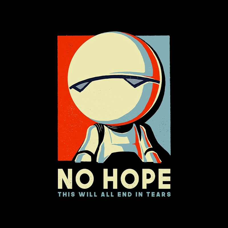 No hope Marvin Playful T-Shirt