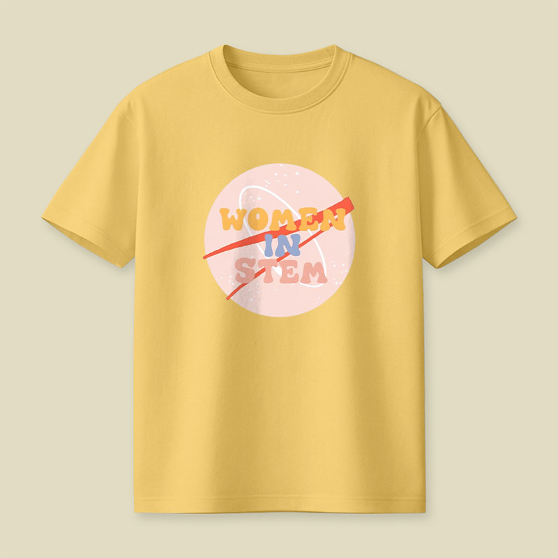 Women In Stem Space Playful T-Shirt