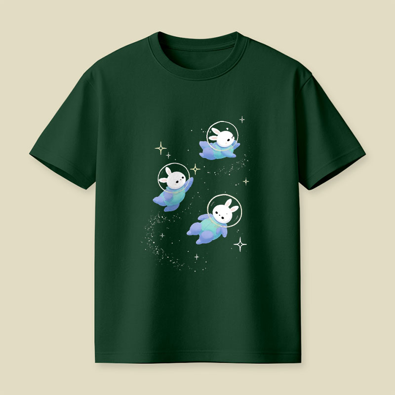 Space Bunnies Playful T-Shirt