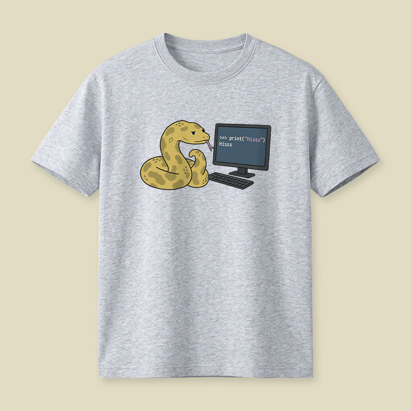 Python Learns Playful T-Shirt