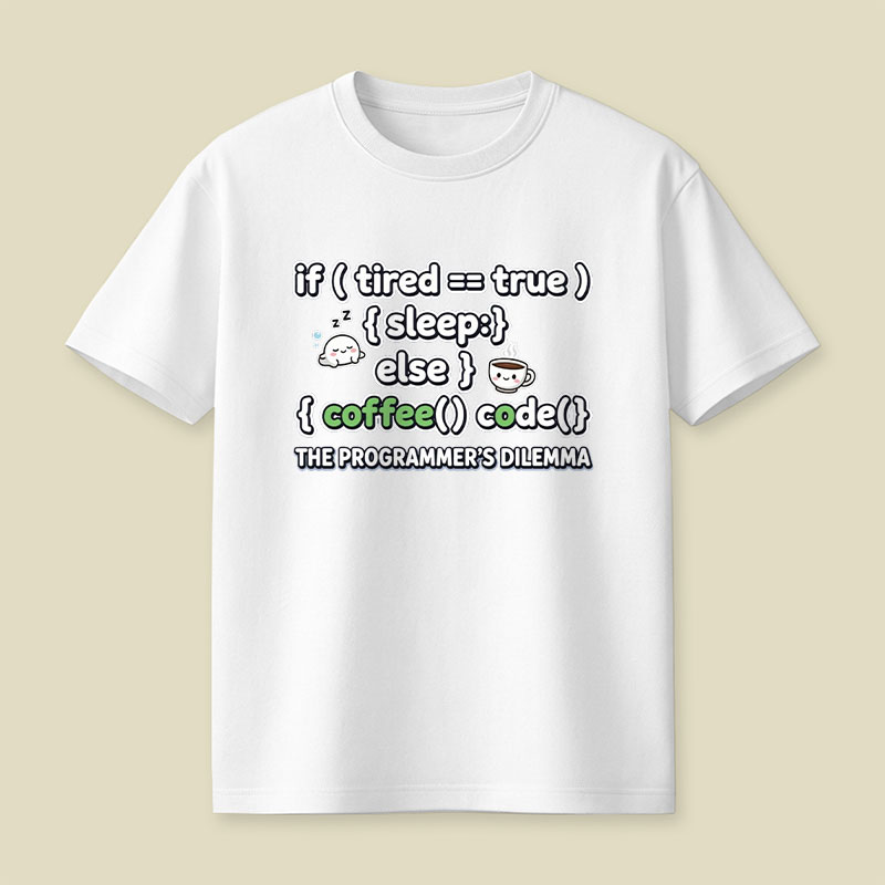 Coffee Code Playful T-Shirt