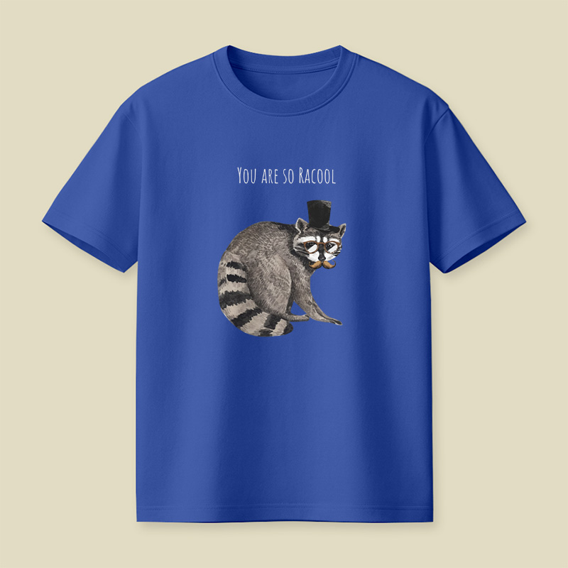 Racool Gentleman Raccoon Pun Playful T-Shirt