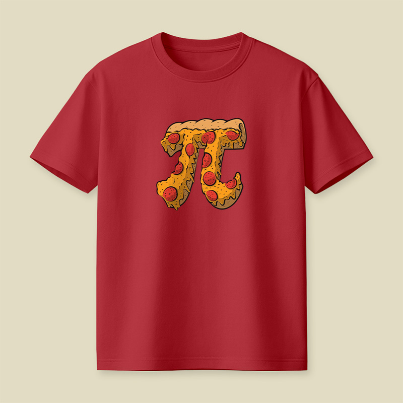 Pizza Pi Math Pun Playful T-Shirt