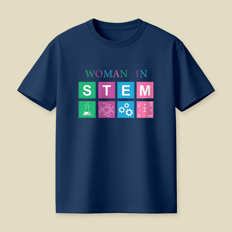 Woman In STEM Playful T-Shirt