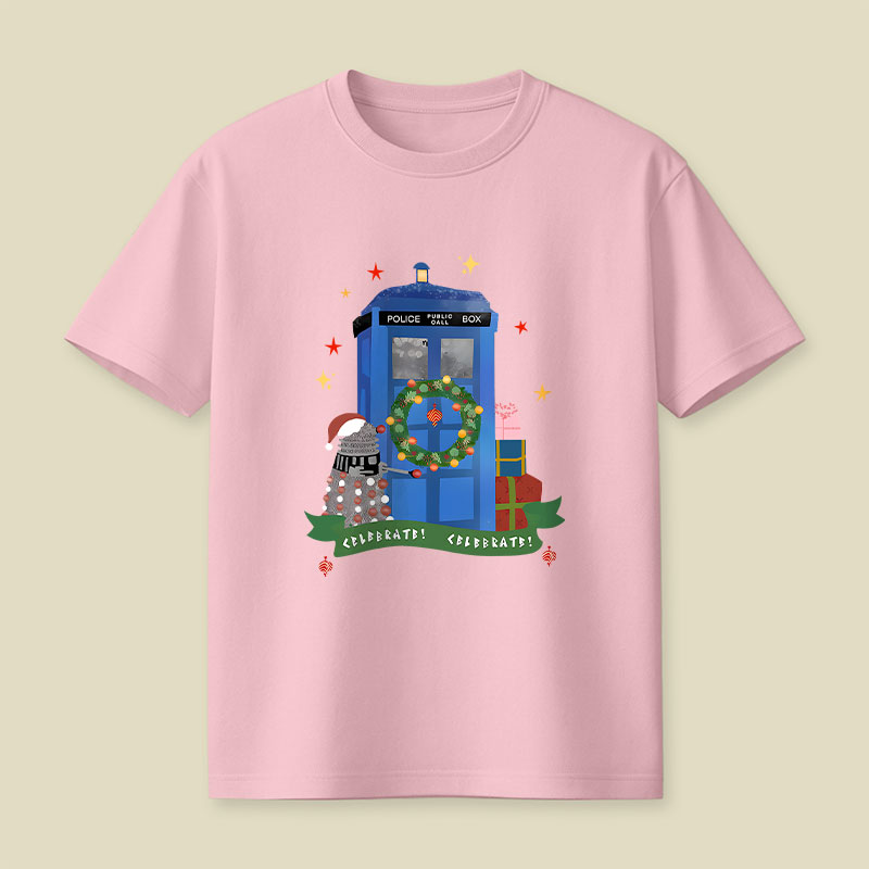 Tardis Christmas Playful T-Shirt