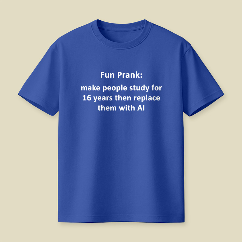 Student Vs Artificial Intelligence Playful T-Shirt