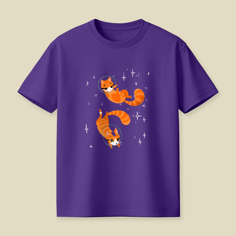 Space Cat Playful T-Shirt
