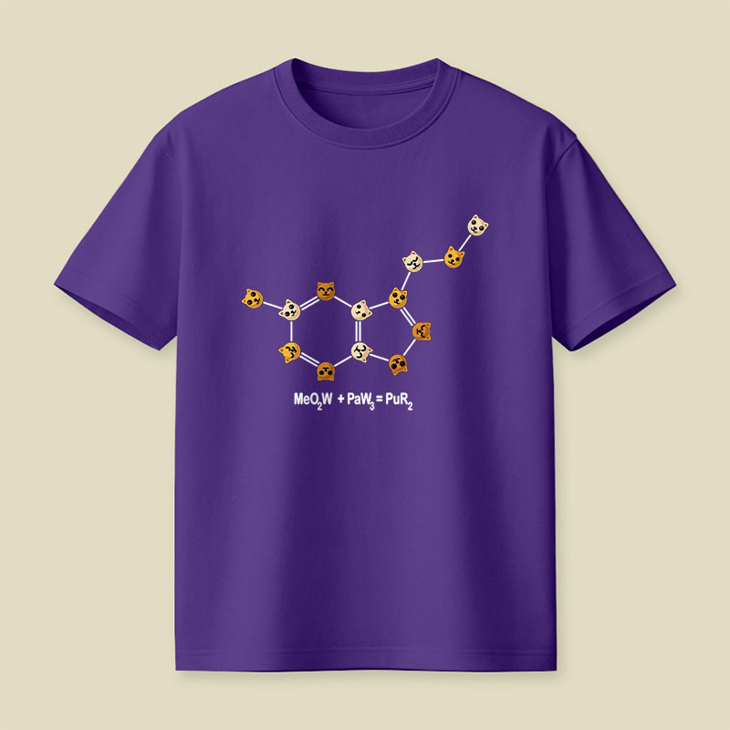 Happiness Meowlecule Playful T-Shirt