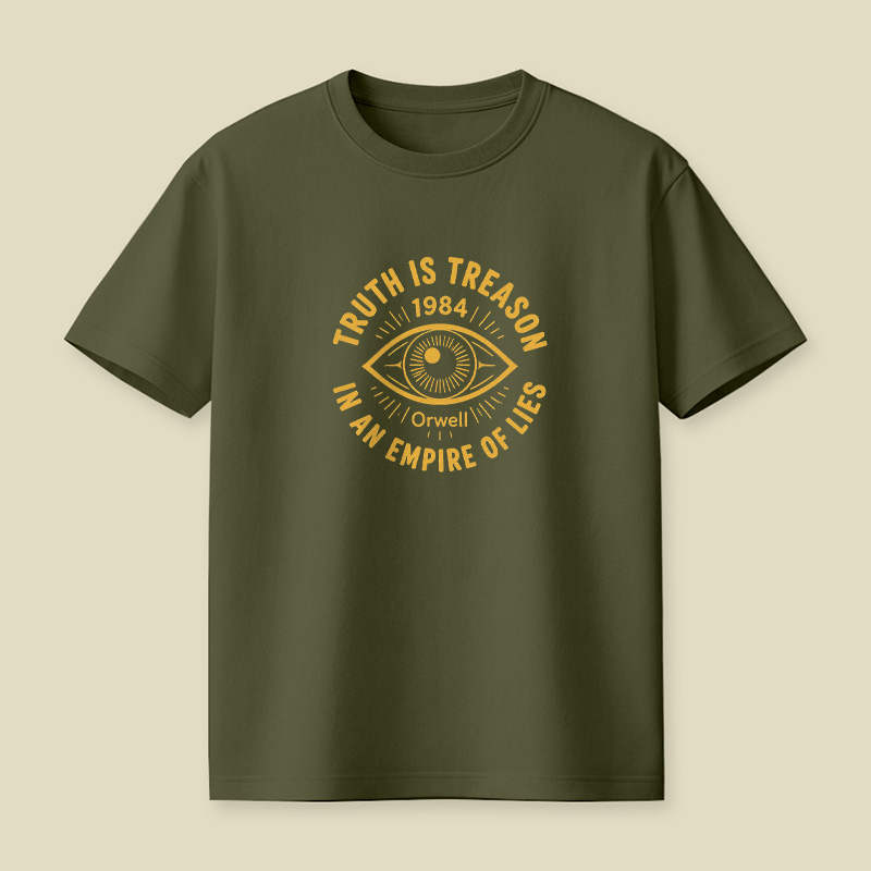 Truth Is Treason 1984 Orwell Playful T-Shirt