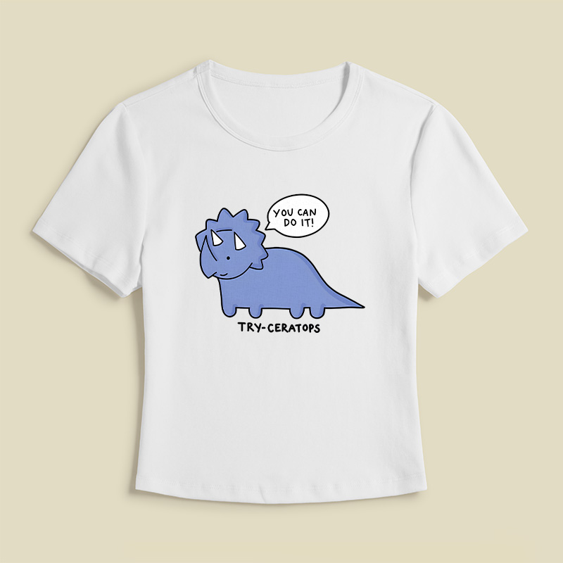 Try-ceratops Geek Baby Tee