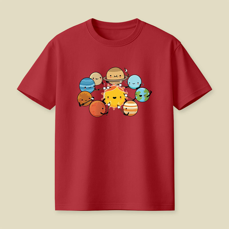 Planets Camping Playful T-Shirt