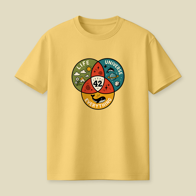 Life The Universe And Everything 42 Playful T-Shirt