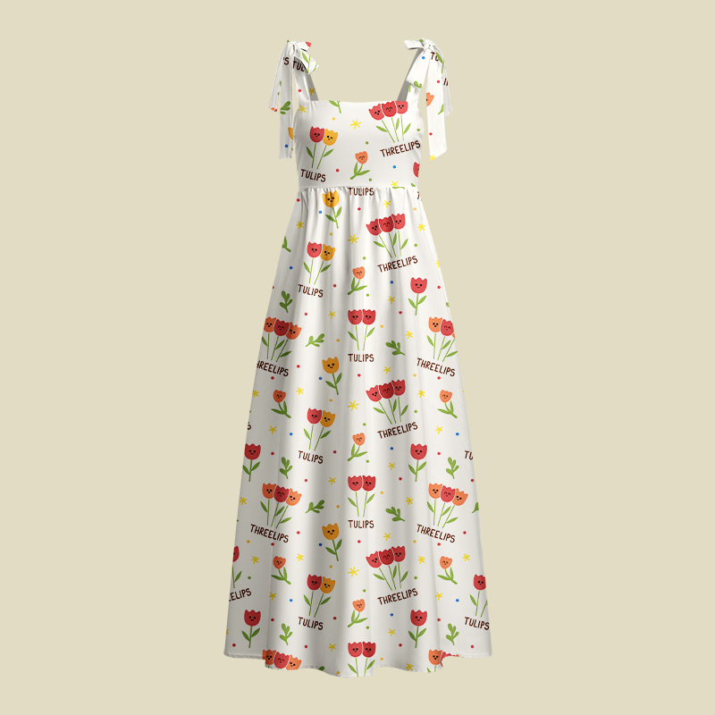 Plant Math Playful Maxi Dress