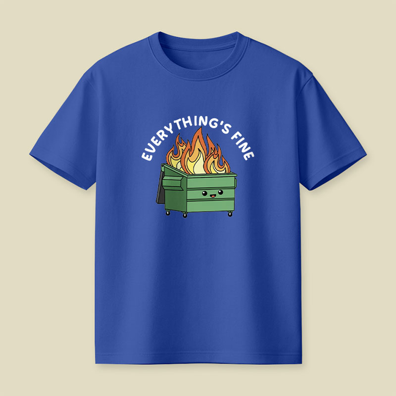 Funny Dumpster Fire Playful T-Shirt