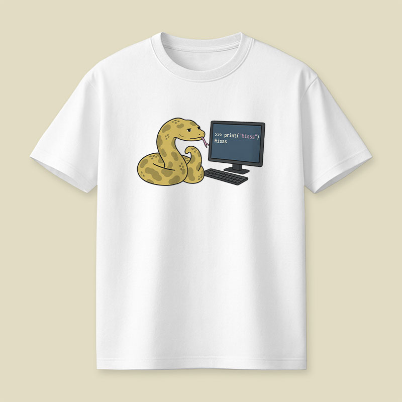 Python Learns Playful T-Shirt