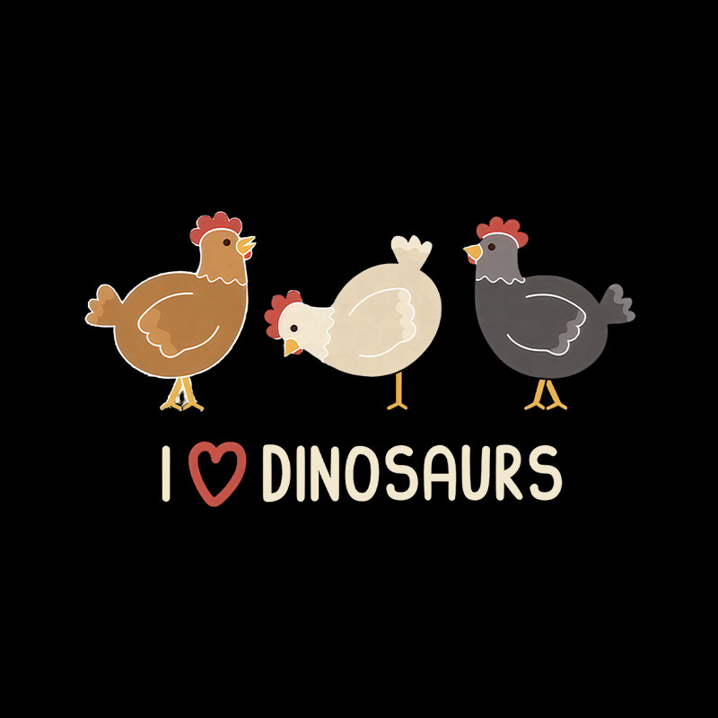 I Heart Dinosaurs Playful T-Shirt
