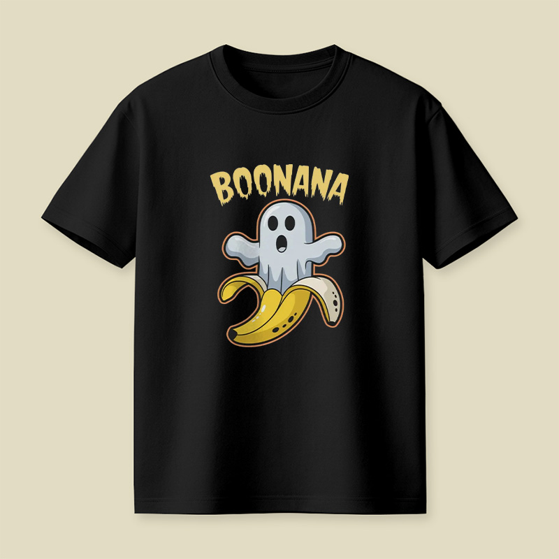Halloween Boonana Ghost Banana Playful T-Shirt