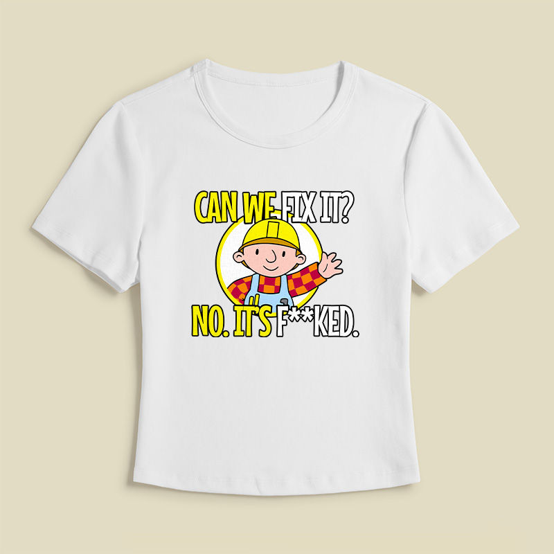 Can We Fix It Funny Geek Baby Tee