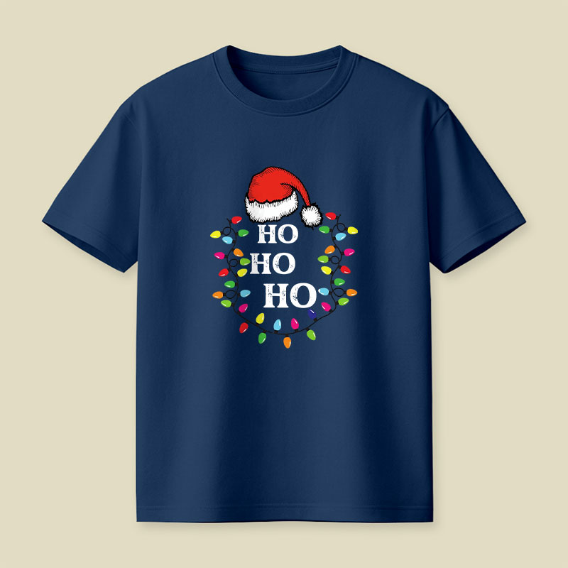 Ho Ho Ho Merry Christmas Playful T-Shirt
