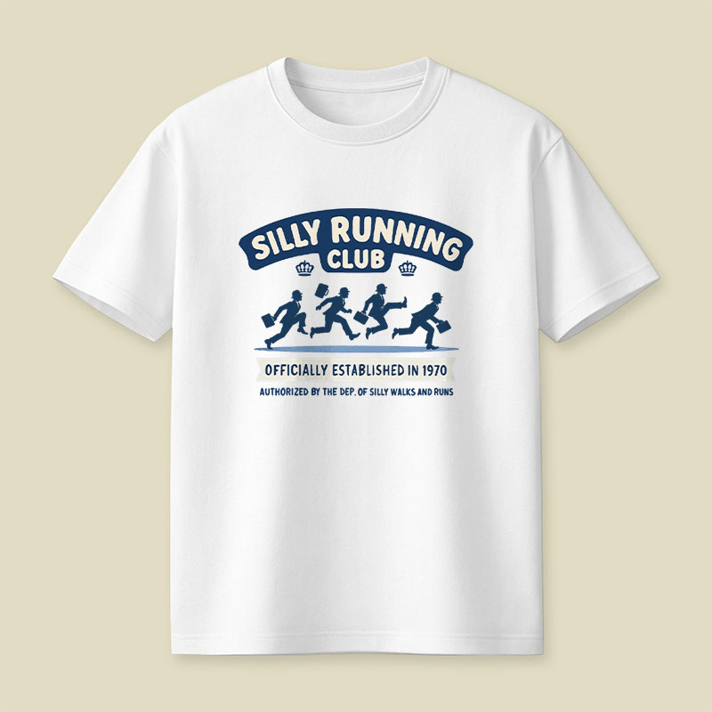 Funny Silly Running Club Playful T-Shirt