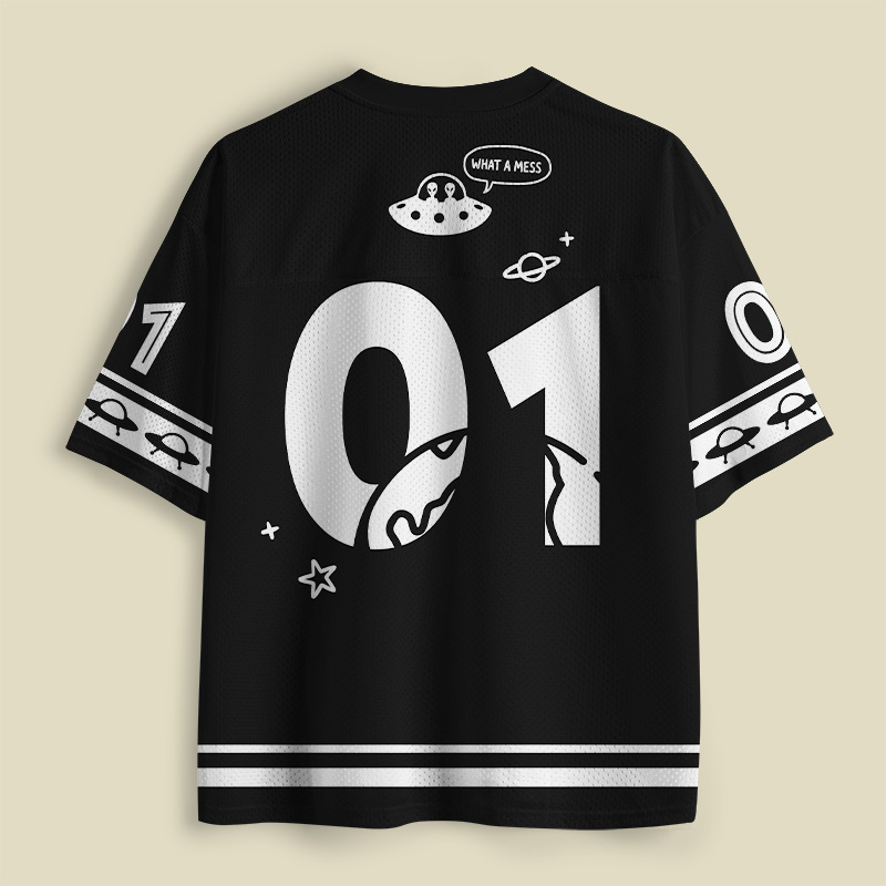 What A Mess Playful Mesh Jersey