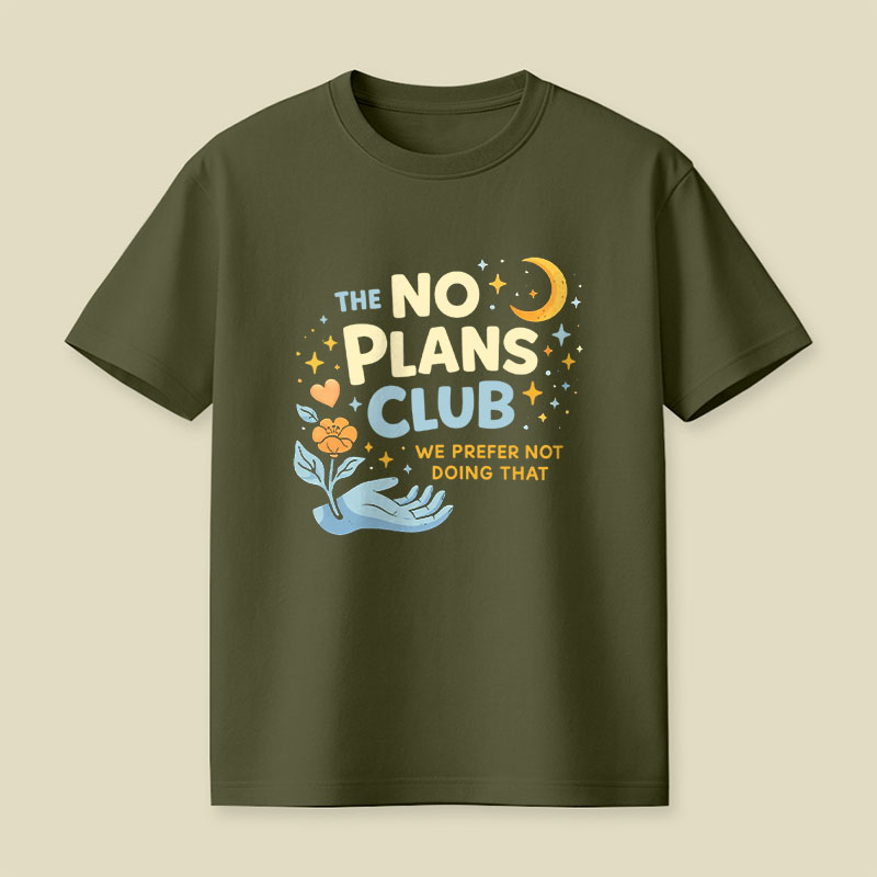 No Plans Club Playful T-Shirt