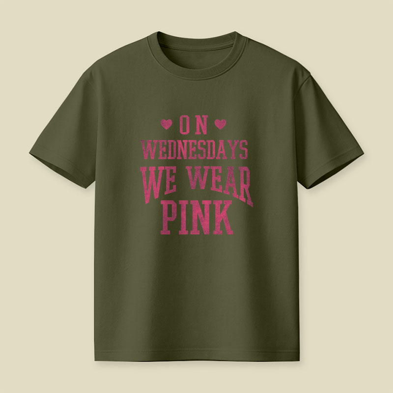 We Wear Pink Heart Playful T-Shirt