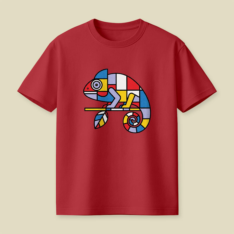 Mondrian Mimic Playful T-Shirt