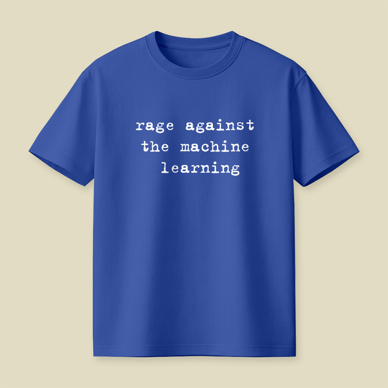 Machine Learning Rock Pun Playful T-Shirt