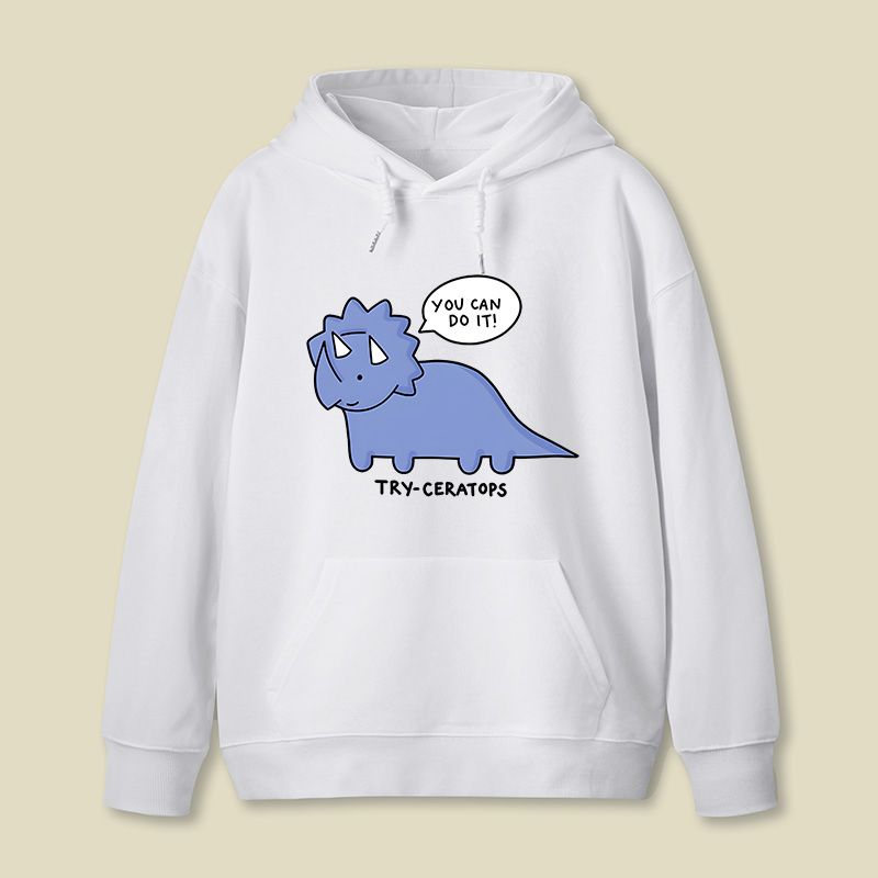 Try-ceratops Geek Hoodie