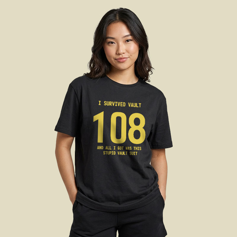 I Survived Vault 108 Playful T-Shirt