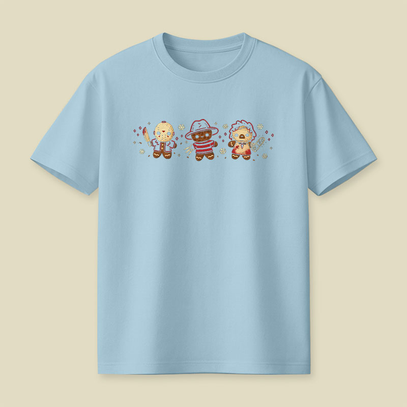 Cute Gingerbread Killers Playful T-Shirt