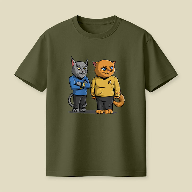 Cats Trek Playful T-Shirt