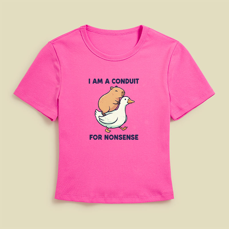 I Am A Conduit For Nonsense Geek Baby Tee