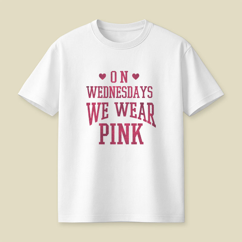 We Wear Pink Heart Playful T-Shirt
