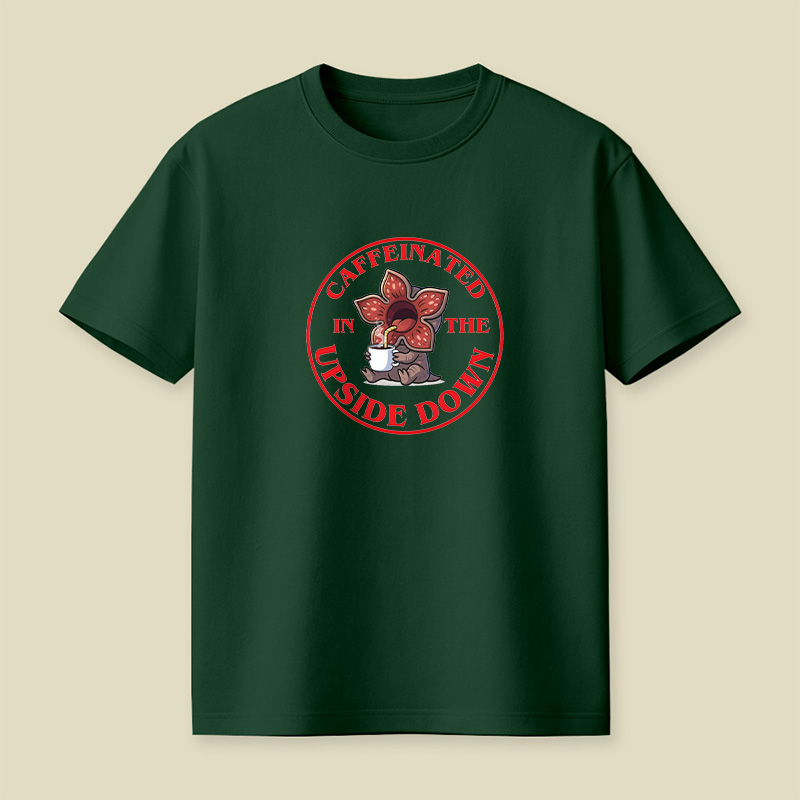 Demogorgon Caffeinated Upside Down Playful T-Shirt