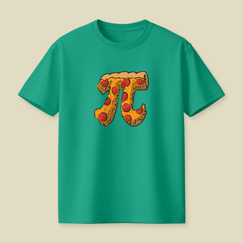 Pizza Pi Math Pun Playful T-Shirt