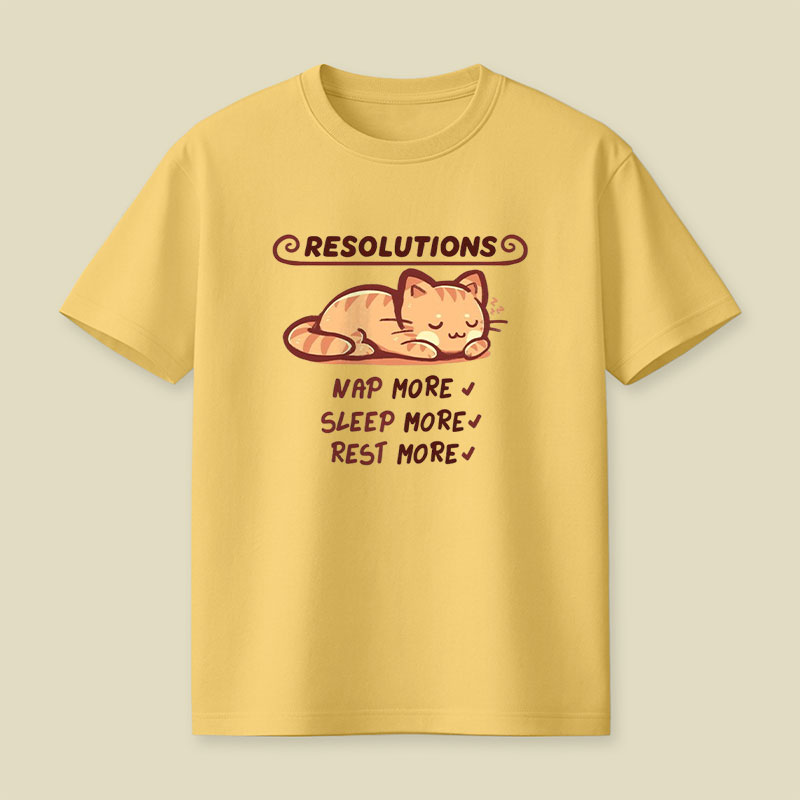 Resolution to Sleep Playful T-Shirt