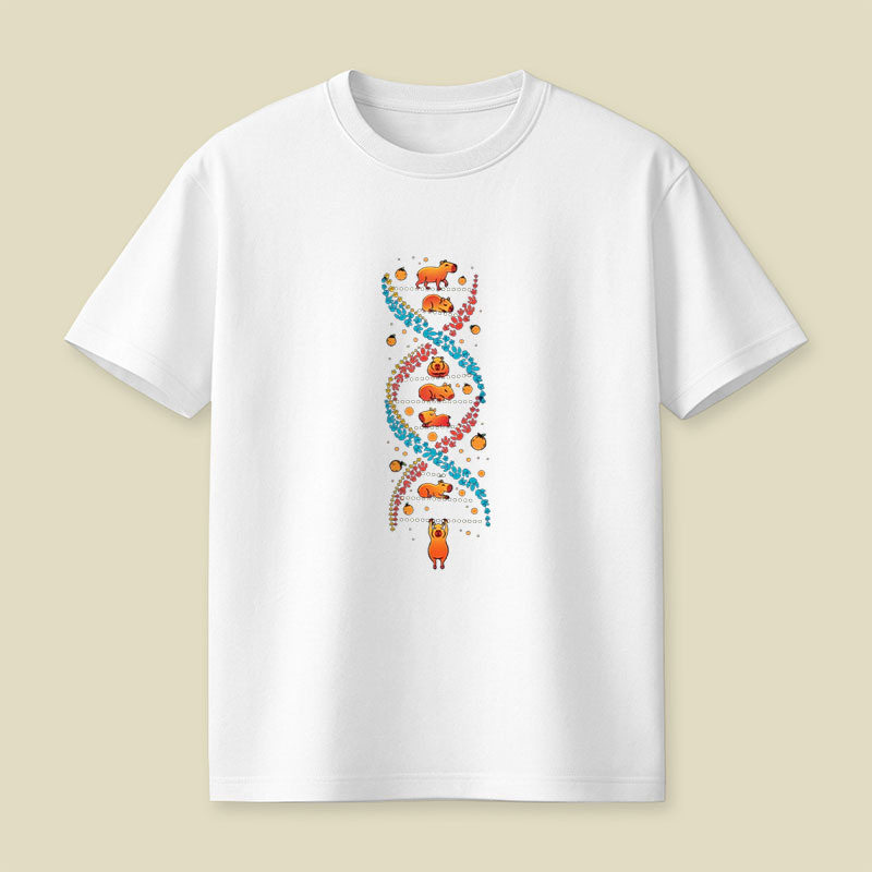 Capybara DNA Playful T-Shirt