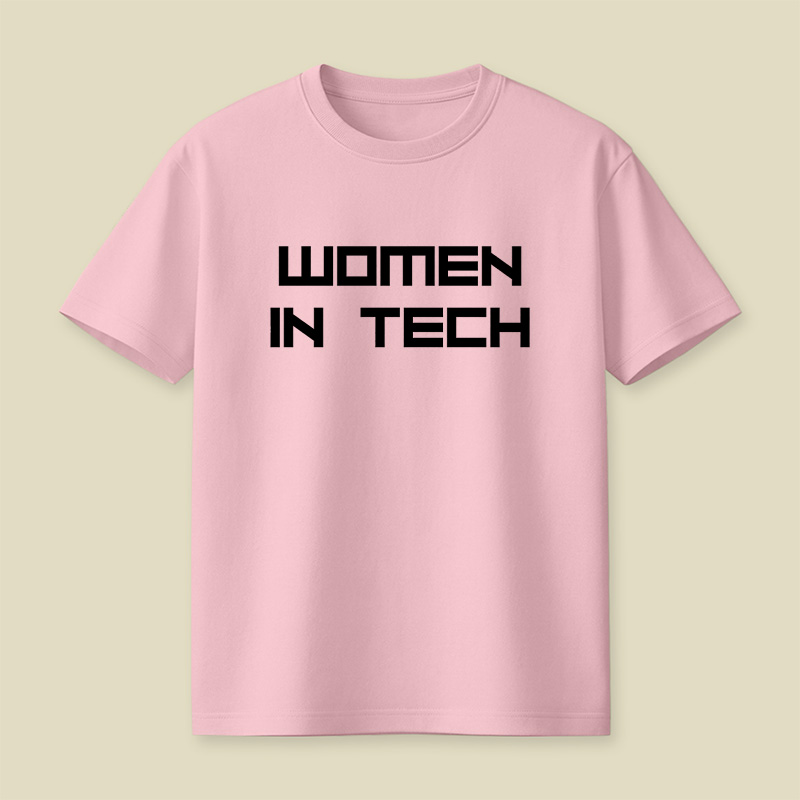 Women In Tech Female Coding Web Dev Coder Girl Playful T-Shirt