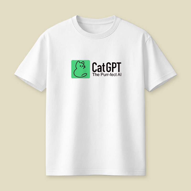 Catgpt The Purr-Fect Ai Playful T-Shirt
