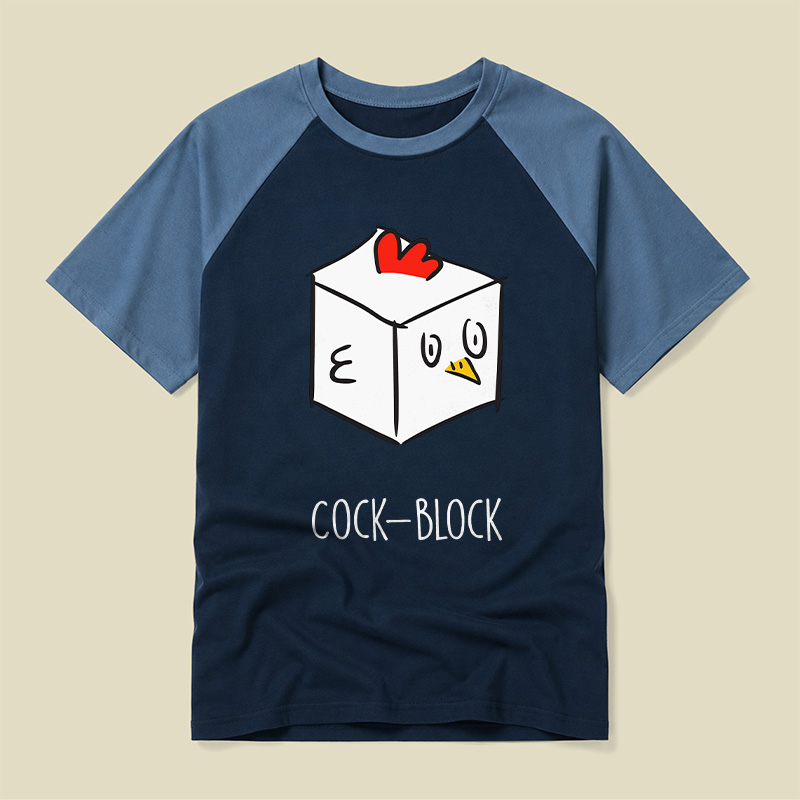 Cock-Block Raglan T-shirt